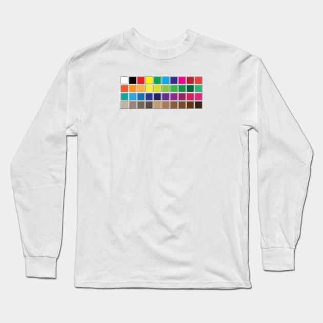 DEFAULT SWATCHES Long Sleeve T-Shirt by encip